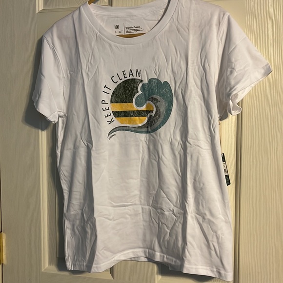 Tentree NWT W organic cotton keep it clean tshirt - Picture 4 of 5